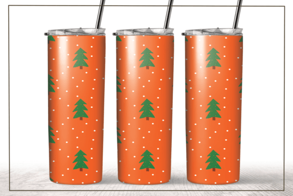 A Graphic Designer's Take on the Orange Christmas Tumbler PNG