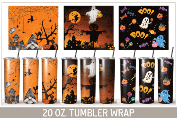 A Halloween Tumbler Wrap's Power for Craft & Graphic Business Branding