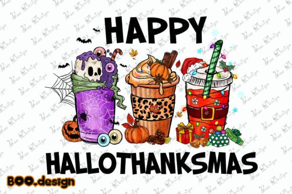 A Happy Hallothanksmas Coffee Cup Design Review