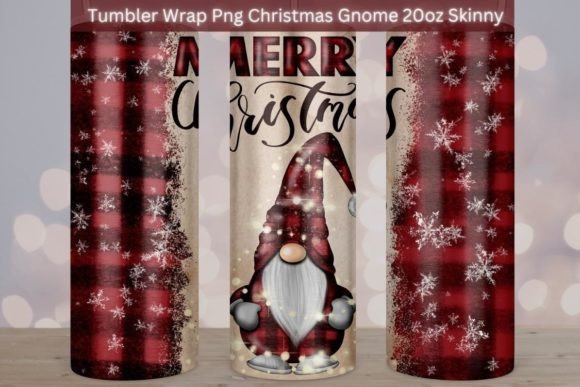 A Review of the Christmas Gnome Tumbler Wrap PNG Graphics for Crafts