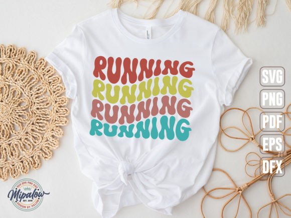 A Seller's Look at the Running Svg, Wavy Text Graphics Asset