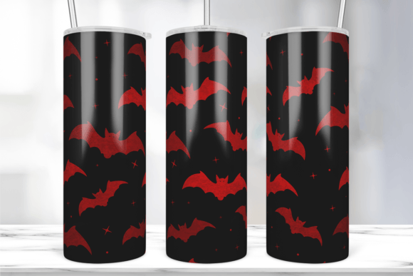 Bat Halloween Tumbler Graphics & Print Templates Review