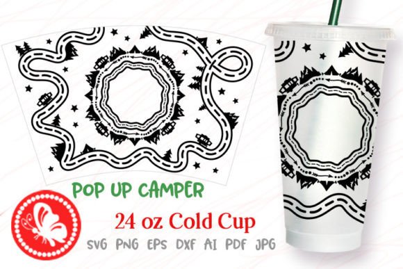 Camp Pop Up Graphics for Crafts and Branded Tumblers