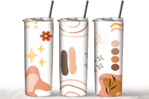 Fall Aesthetic Tumbler Wrap: A Graphic Design Asset for Editorial Mood