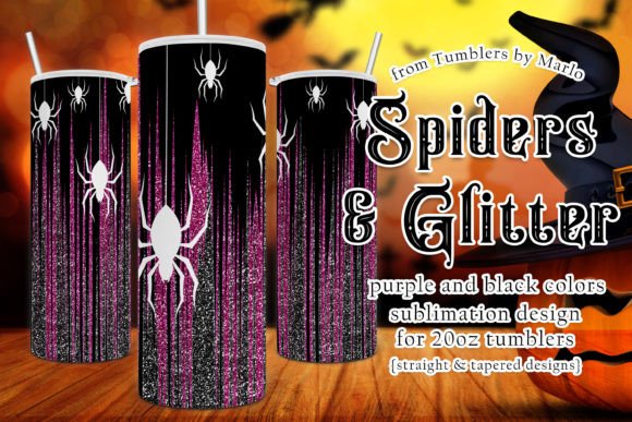 Halloween Black Purple Glitter Tumbler: A Designer’s Review