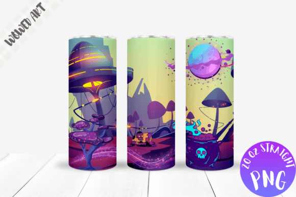Horror Night Graphics: A Crafted Tumbler Wrap for Brand Storytelling