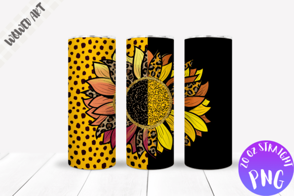 Sun Flower Tumbler Wrap: A Publishing-Ready Graphic Design Asset for Crafts